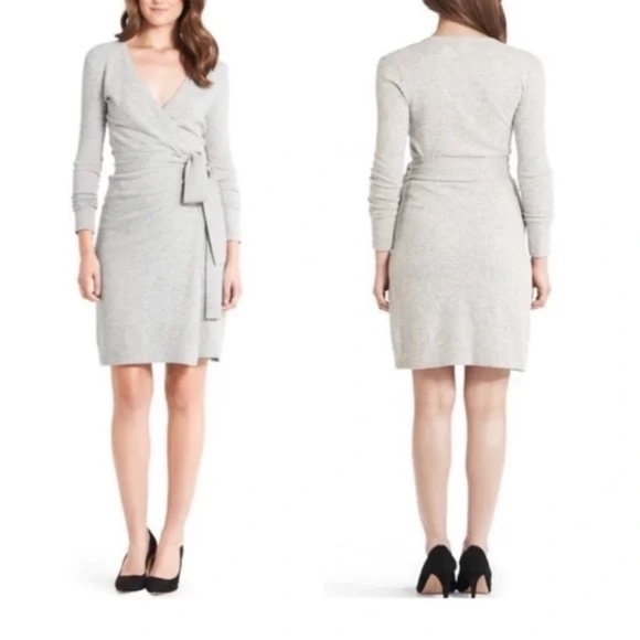 Diane Von Furstenberg Wrap Dress/Gray, 33964 - Picture 1 of 14